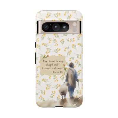 Christian Verse Phone Case The Lord is my Shepherd Psalm 23 Phone Case iPhone 16 15 14 13 12 Pro Max Samsung S24 S23 S22 S21 Plus Ultra