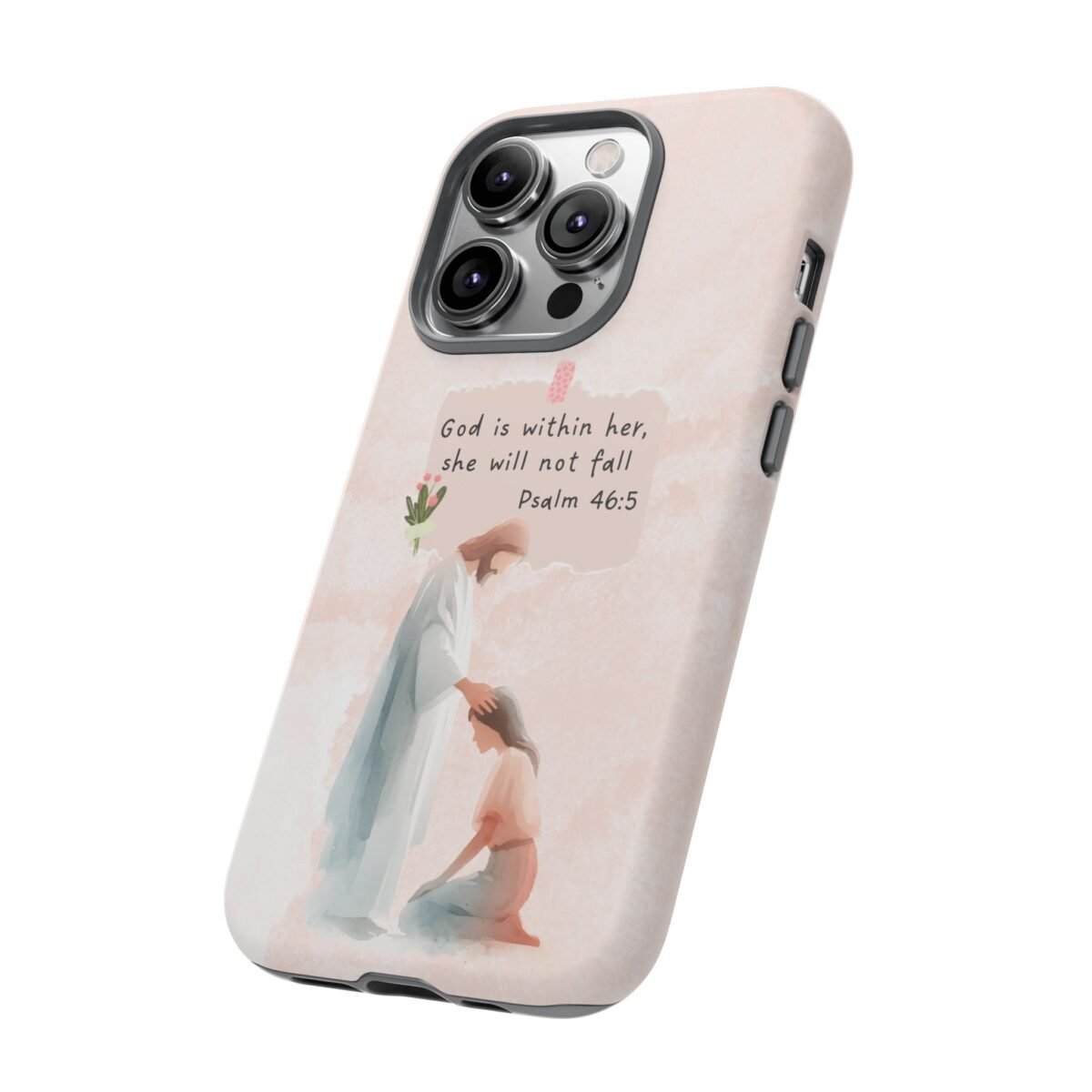 Christian Bible Verse Phone Case God is Within Her Psalm 46 5 Phone Case iPhone 16 15 14 13 12 Pro Max Samsung S24 S23 S22 S21 Plus Ultra