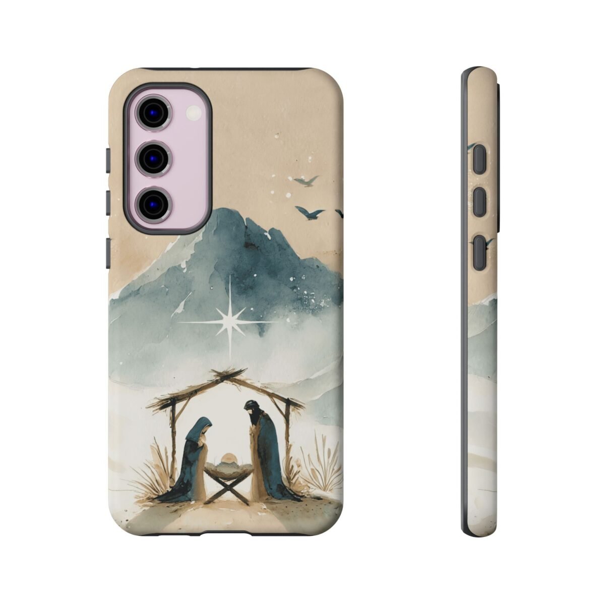 Nativity Phone Case Christian Phone Case Christmas Phone Casing iPhone Samsung Galaxy Google Pixel Phone Cover Faith Jesus Mary and Joseph