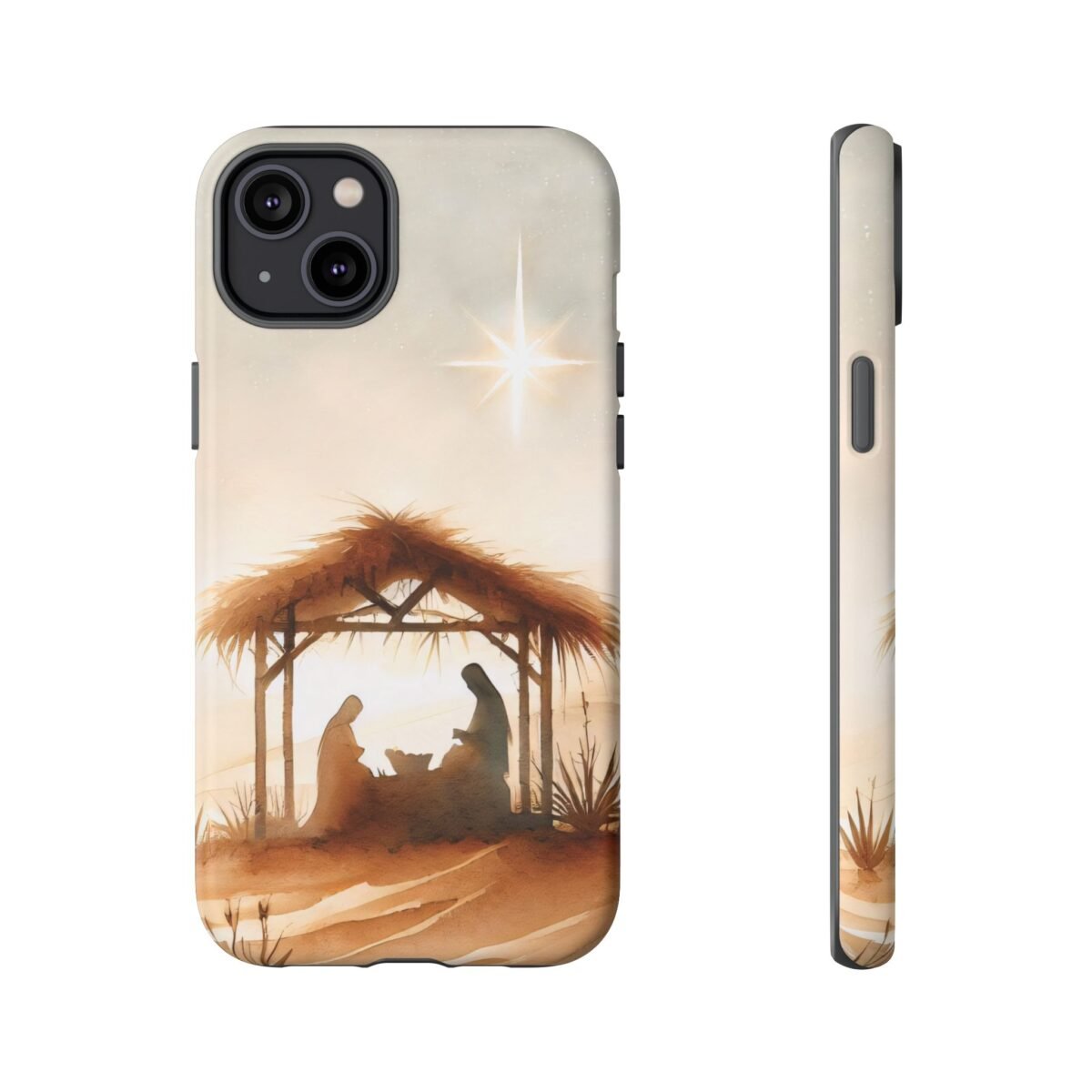 Nativity Phone Case Christian Phone Case Christmas Phone Casing iPhone Samsung Galaxy Google Pixel Phone Cover Faith Jesus Mary and Joseph