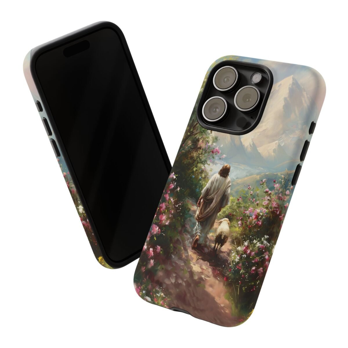Christian Phone Case Jesus Leaves the 99 Jesus and the Sheep Phone Case Faith Phone Casing iPhone Samsung Galaxy Google Pixel iPhone 16 Case
