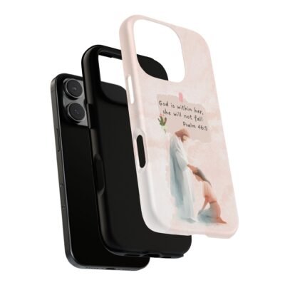Christian Bible Verse Phone Case God is Within Her Psalm 46 5 Phone Case iPhone 16 15 14 13 12 Pro Max Samsung S24 S23 S22 S21 Plus Ultra