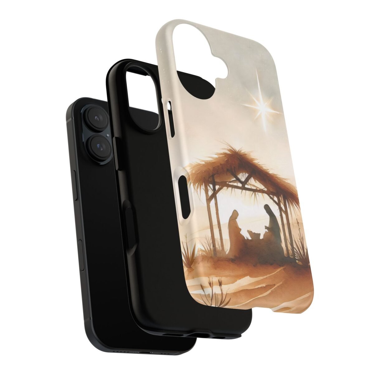 Nativity Phone Case Christian Phone Case Christmas Phone Casing iPhone Samsung Galaxy Google Pixel Phone Cover Faith Jesus Mary and Joseph