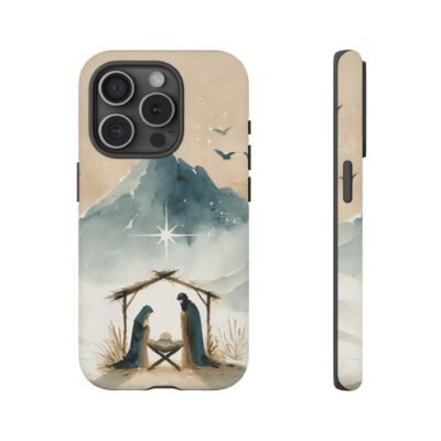 Nativity Phone Case Christian Phone Case Christmas Phone Casing iPhone Samsung Galaxy Google Pixel Phone Cover Faith Jesus Mary and Joseph