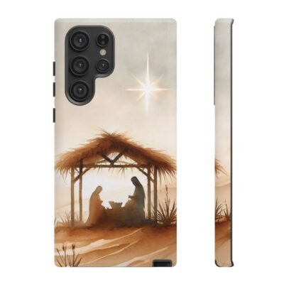 Nativity Phone Case Christian Phone Case Christmas Phone Casing iPhone Samsung Galaxy Google Pixel Phone Cover Faith Jesus Mary and Joseph