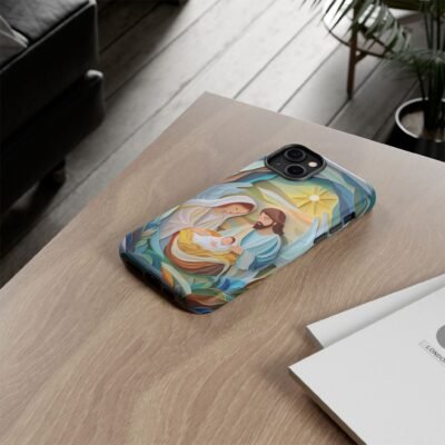 Nativity Phone Case Christian Phone Case Paper Cut 3D Effect Christmas Phone Casing iPhone Samsung Galaxy Google Pixel Faith Phone Cover