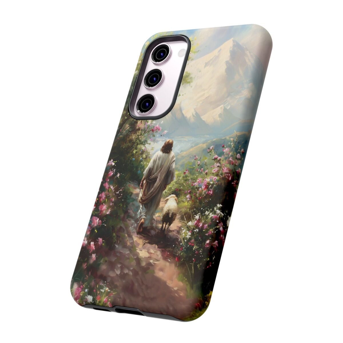Christian Phone Case Jesus Leaves the 99 Jesus and the Sheep Phone Case Faith Phone Casing iPhone Samsung Galaxy Google Pixel iPhone 16 Case