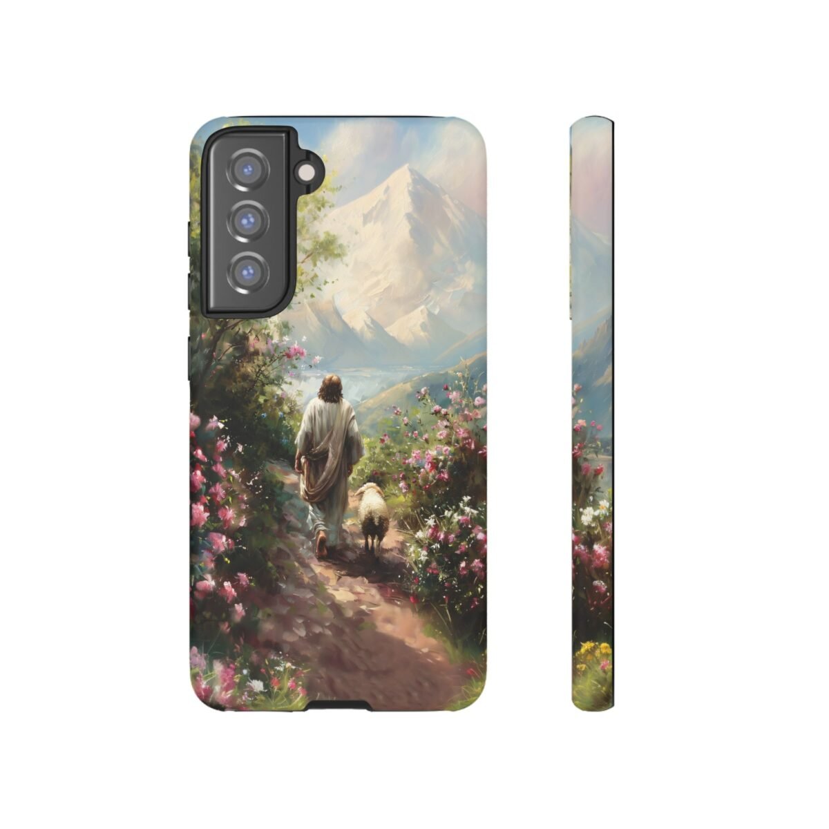 Christian Phone Case Jesus Leaves the 99 Jesus and the Sheep Phone Case Faith Phone Casing iPhone Samsung Galaxy Google Pixel iPhone 16 Case