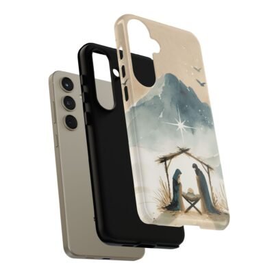 Nativity Phone Case Christian Phone Case Christmas Phone Casing iPhone Samsung Galaxy Google Pixel Phone Cover Faith Jesus Mary and Joseph