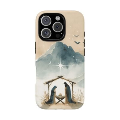 Nativity Phone Case Christian Phone Case Christmas Phone Casing iPhone Samsung Galaxy Google Pixel Phone Cover Faith Jesus Mary and Joseph