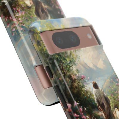 Christian Phone Case Jesus Leaves the 99 Jesus and the Sheep Phone Case Faith Phone Casing iPhone Samsung Galaxy Google Pixel iPhone 16 Case