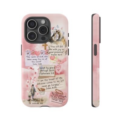 Christian Bible Verse Phone Case Christian Collage Phone Case Faith Phone Casing iPhone Samsung Galaxy Google Pixel iPhone 16 Phone Cover
