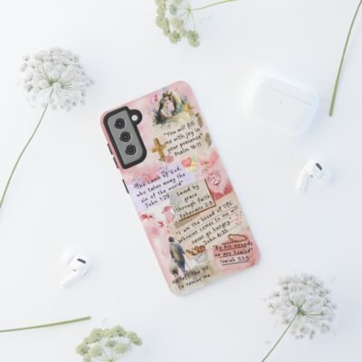 Christian Bible Verse Phone Case Christian Collage Phone Case Faith Phone Casing iPhone Samsung Galaxy Google Pixel iPhone 16 Phone Cover