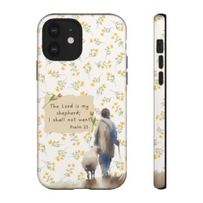 Christian Verse Phone Case The Lord is my Shepherd Psalm 23 Phone Case iPhone 16 15 14 13 12 Pro Max Samsung S24 S23 S22 S21 Plus Ultra