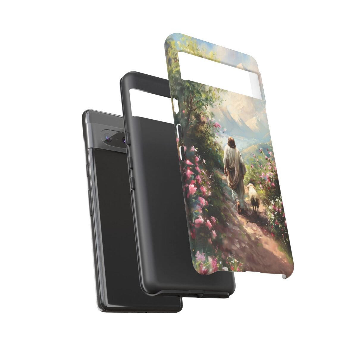 Christian Phone Case Jesus Leaves the 99 Jesus and the Sheep Phone Case Faith Phone Casing iPhone Samsung Galaxy Google Pixel iPhone 16 Case