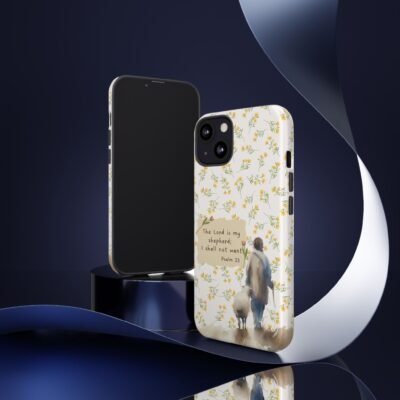 Christian Verse Phone Case The Lord is my Shepherd Psalm 23 Phone Case iPhone 16 15 14 13 12 Pro Max Samsung S24 S23 S22 S21 Plus Ultra