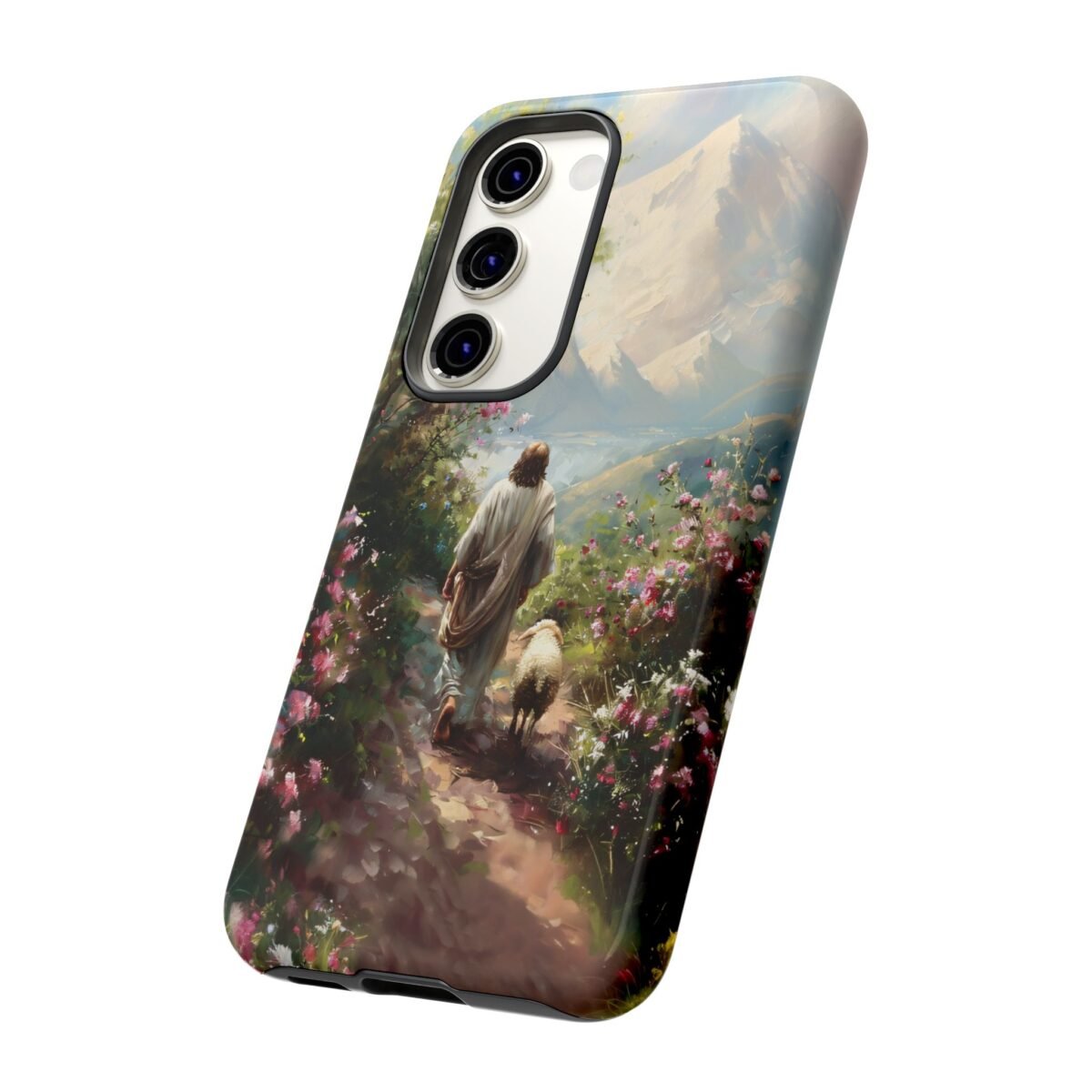 Christian Phone Case Jesus Leaves the 99 Jesus and the Sheep Phone Case Faith Phone Casing iPhone Samsung Galaxy Google Pixel iPhone 16 Case