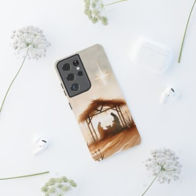 Nativity Phone Case Christian Phone Case Christmas Phone Casing iPhone Samsung Galaxy Google Pixel Phone Cover Faith Jesus Mary and Joseph