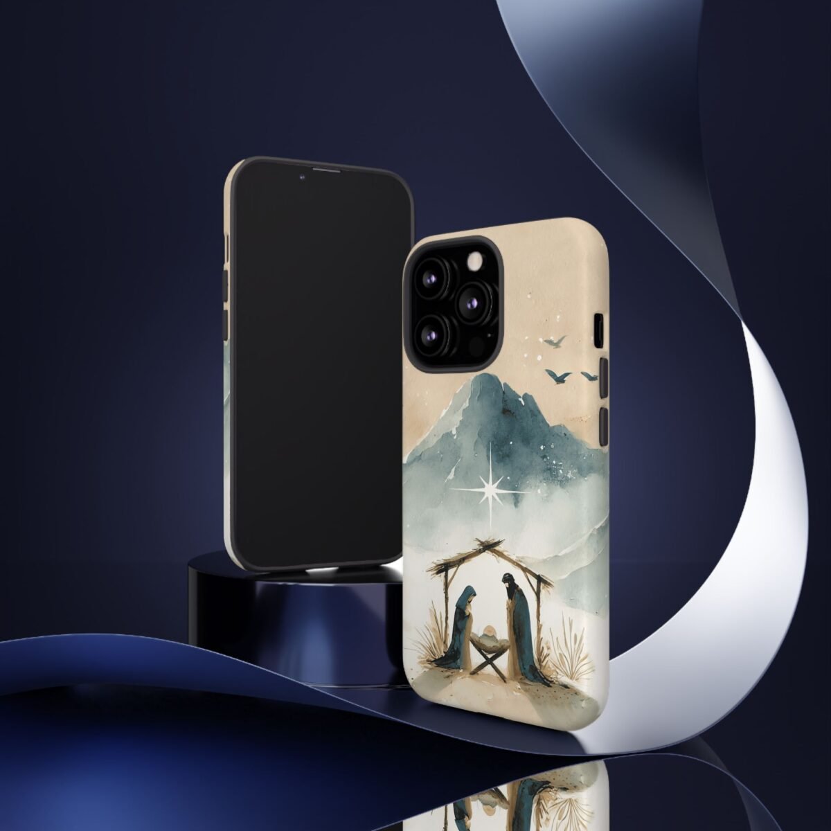Nativity Phone Case Christian Phone Case Christmas Phone Casing iPhone Samsung Galaxy Google Pixel Phone Cover Faith Jesus Mary and Joseph