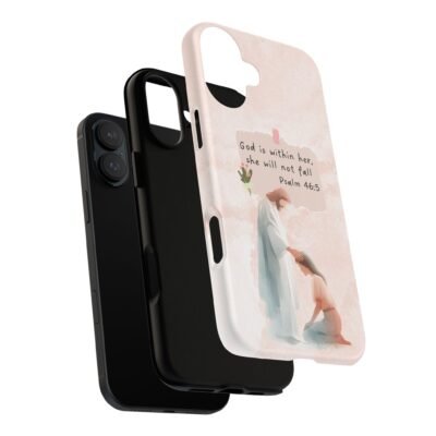 Christian Bible Verse Phone Case God is Within Her Psalm 46 5 Phone Case iPhone 16 15 14 13 12 Pro Max Samsung S24 S23 S22 S21 Plus Ultra