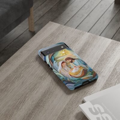 Nativity Phone Case Christian Phone Case Paper Cut 3D Effect Christmas Phone Casing iPhone Samsung Galaxy Google Pixel Faith Phone Cover