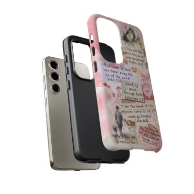 Christian Bible Verse Phone Case Christian Collage Phone Case Faith Phone Casing iPhone Samsung Galaxy Google Pixel iPhone 16 Phone Cover