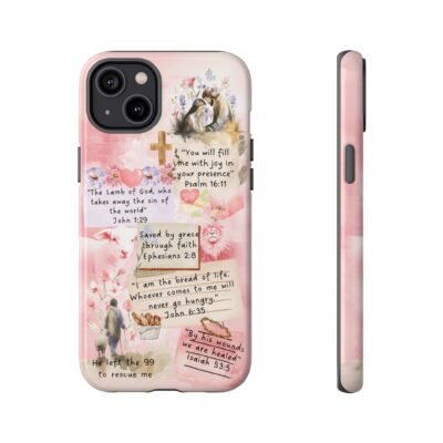 Christian Bible Verse Phone Case Christian Collage Phone Case Faith Phone Casing iPhone Samsung Galaxy Google Pixel iPhone 16 Phone Cover