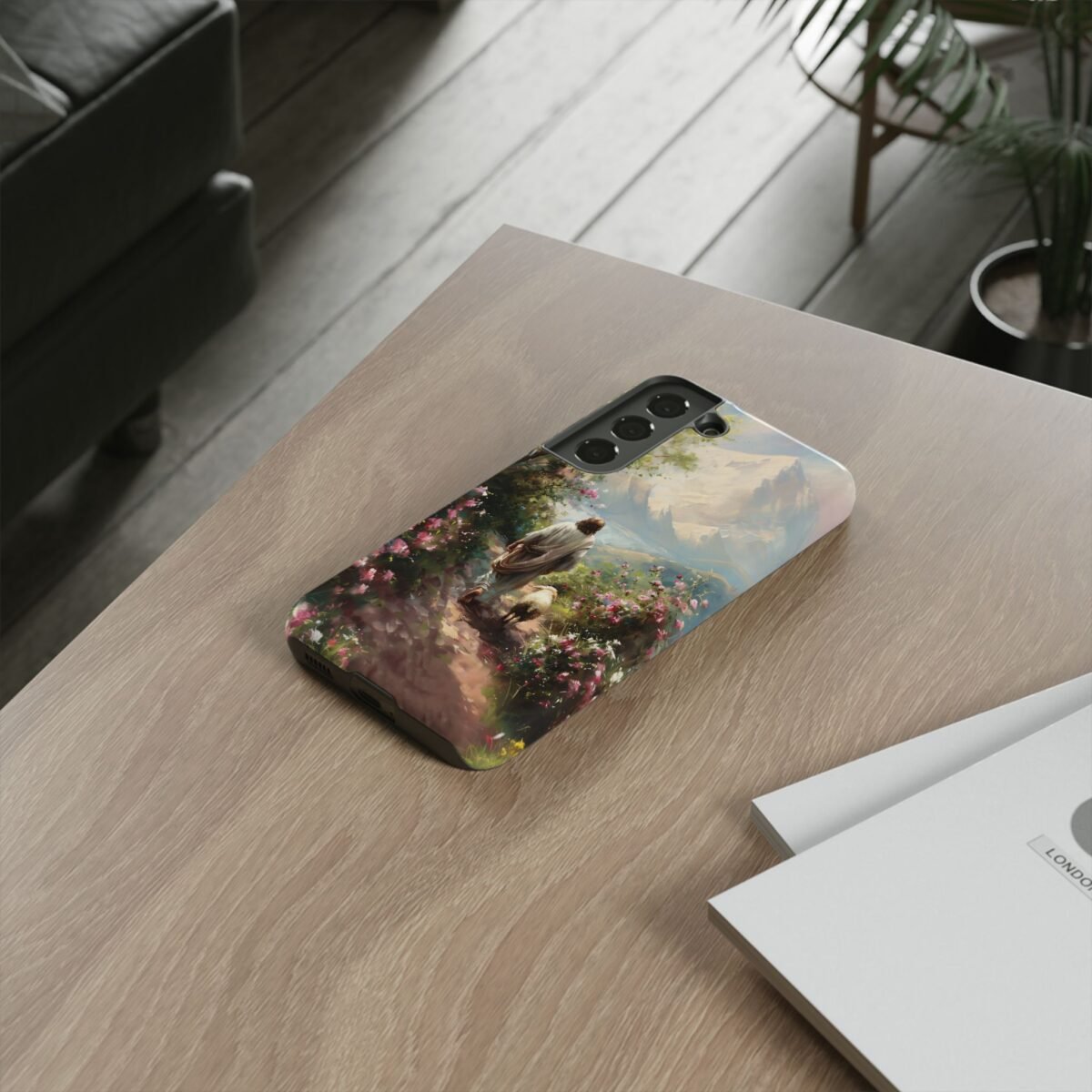 Christian Phone Case Jesus Leaves the 99 Jesus and the Sheep Phone Case Faith Phone Casing iPhone Samsung Galaxy Google Pixel iPhone 16 Case