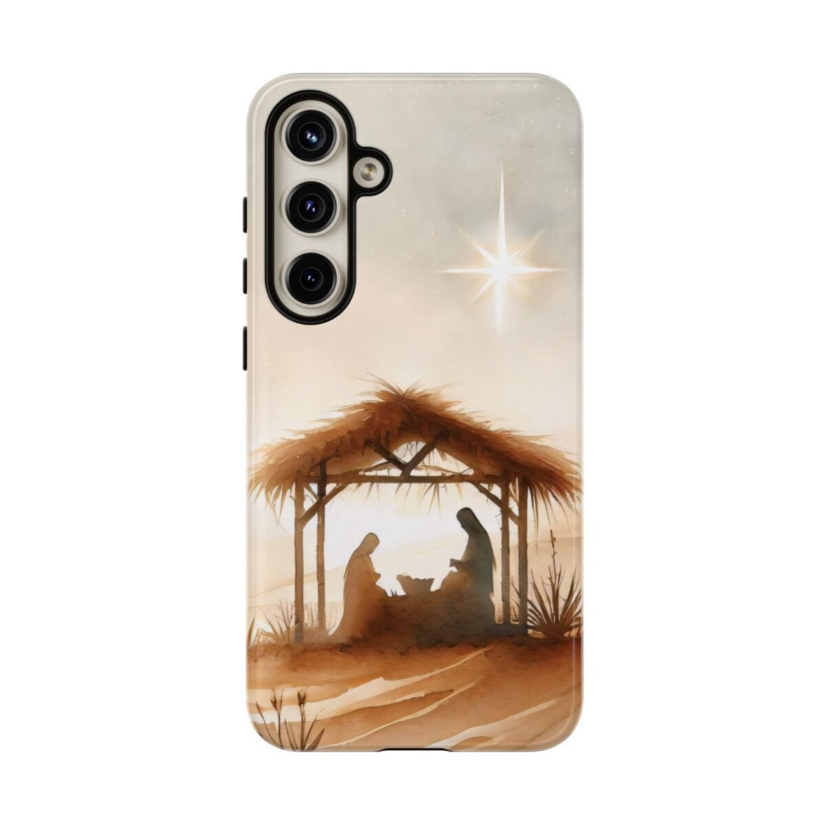 Nativity Phone Case Christian Phone Case Christmas Phone Casing iPhone Samsung Galaxy Google Pixel Phone Cover Faith Jesus Mary and Joseph