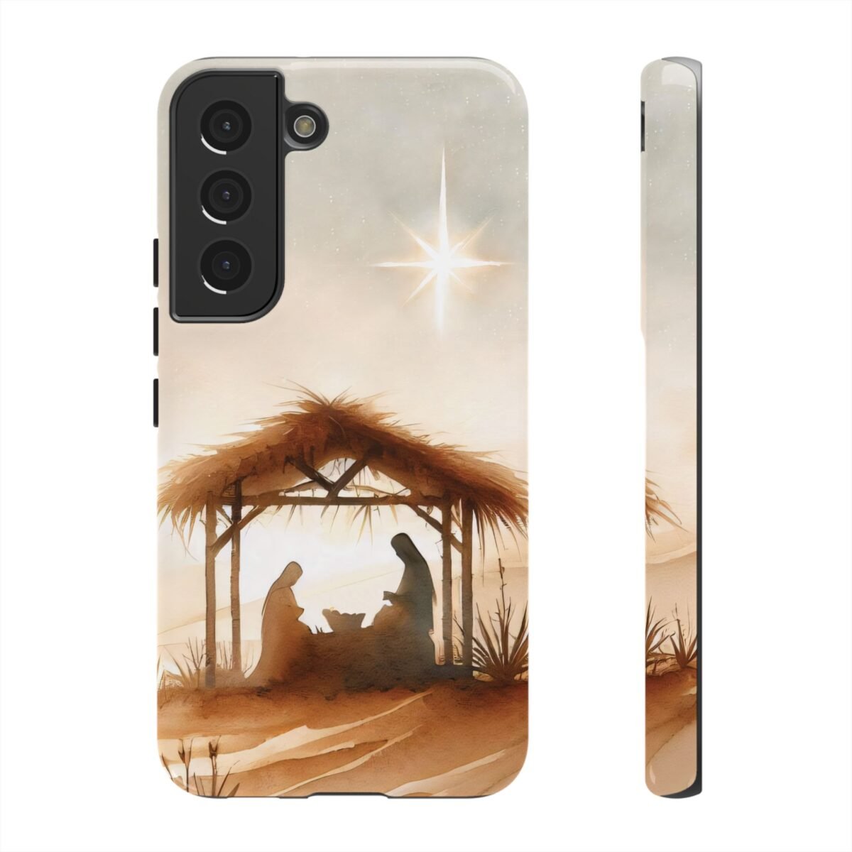 Nativity Phone Case Christian Phone Case Christmas Phone Casing iPhone Samsung Galaxy Google Pixel Phone Cover Faith Jesus Mary and Joseph
