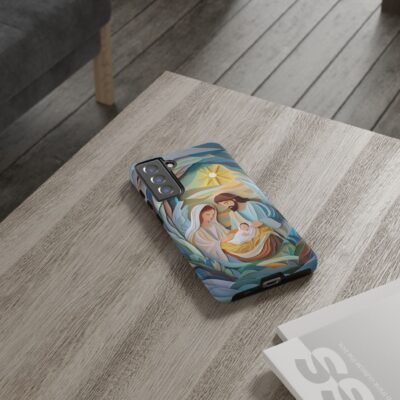 Nativity Phone Case Christian Phone Case Paper Cut 3D Effect Christmas Phone Casing iPhone Samsung Galaxy Google Pixel Faith Phone Cover