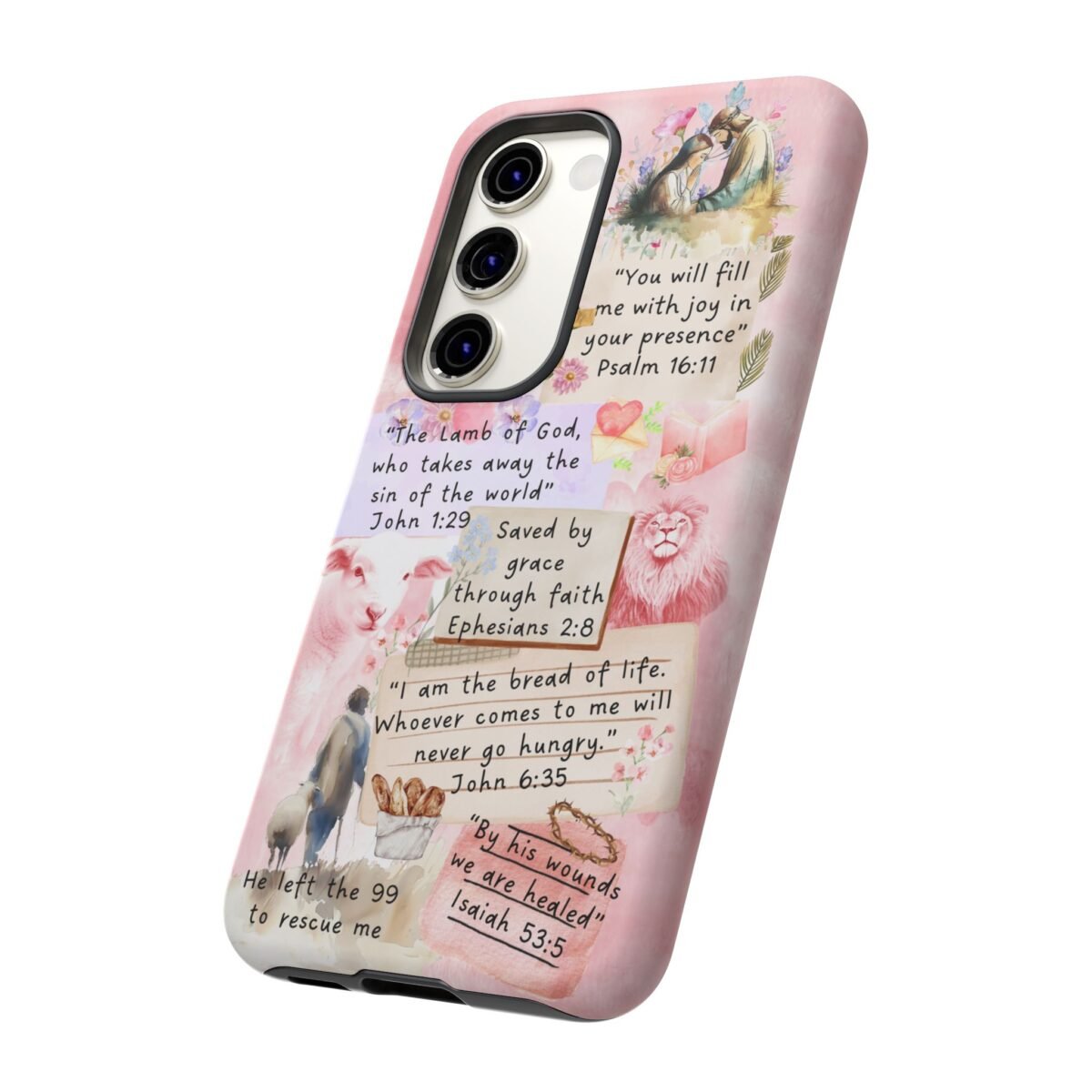 Christian Bible Verse Phone Case Christian Collage Phone Case Faith Phone Casing iPhone Samsung Galaxy Google Pixel iPhone 16 Phone Cover