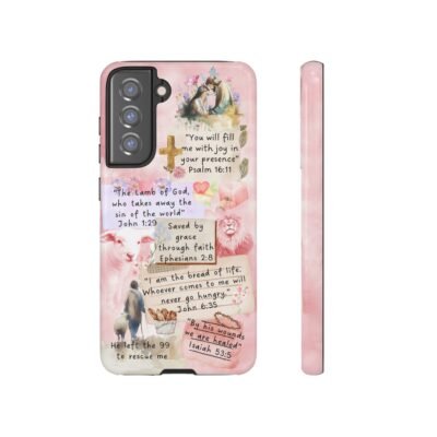 Christian Bible Verse Phone Case Christian Collage Phone Case Faith Phone Casing iPhone Samsung Galaxy Google Pixel iPhone 16 Phone Cover