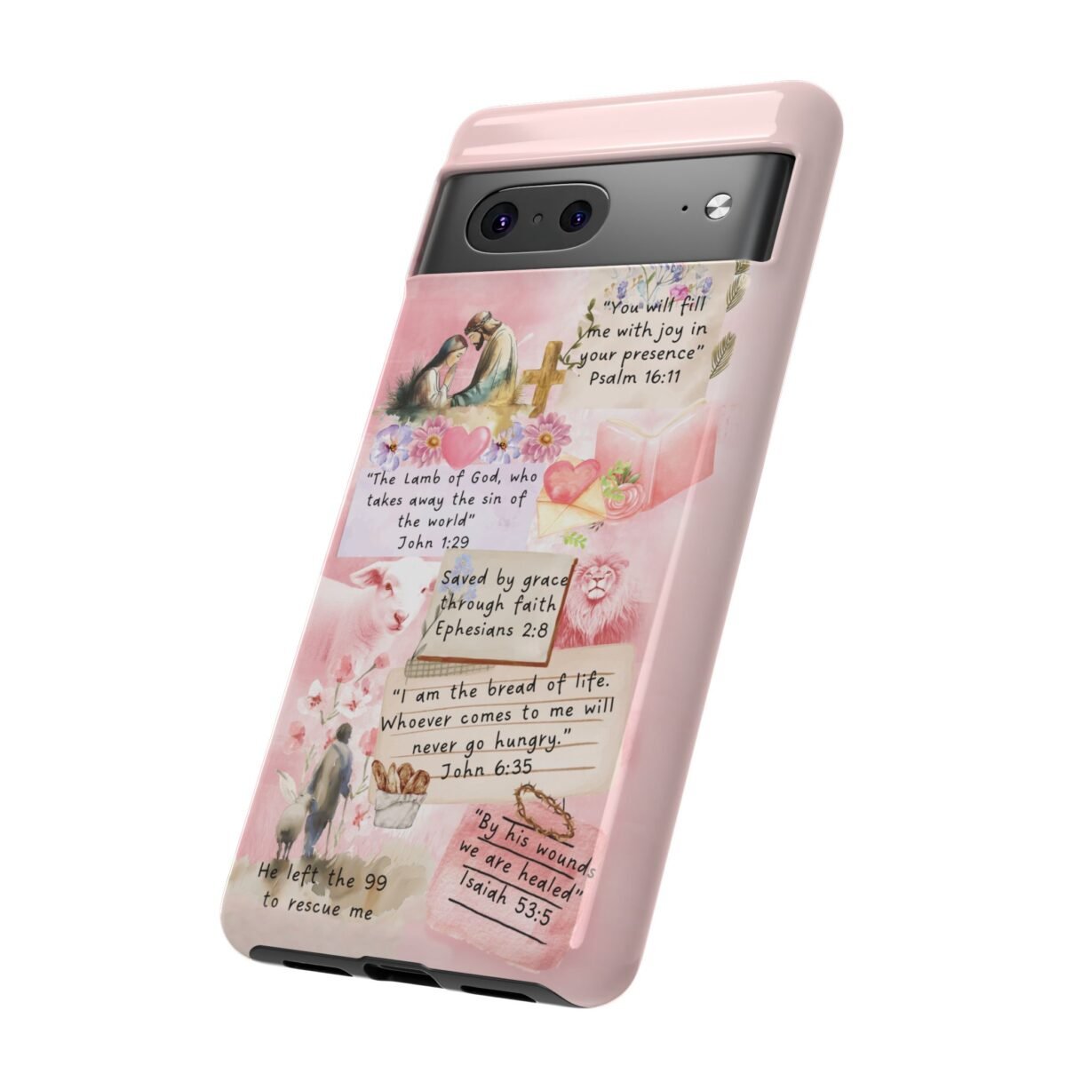 Christian Bible Verse Phone Case Christian Collage Phone Case Faith Phone Casing iPhone Samsung Galaxy Google Pixel iPhone 16 Phone Cover