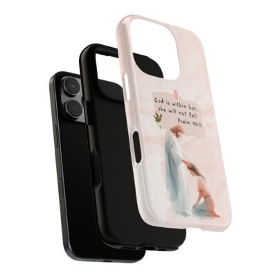 Christian Bible Verse Phone Case God is Within Her Psalm 46 5 Phone Case iPhone 16 15 14 13 12 Pro Max Samsung S24 S23 S22 S21 Plus Ultra
