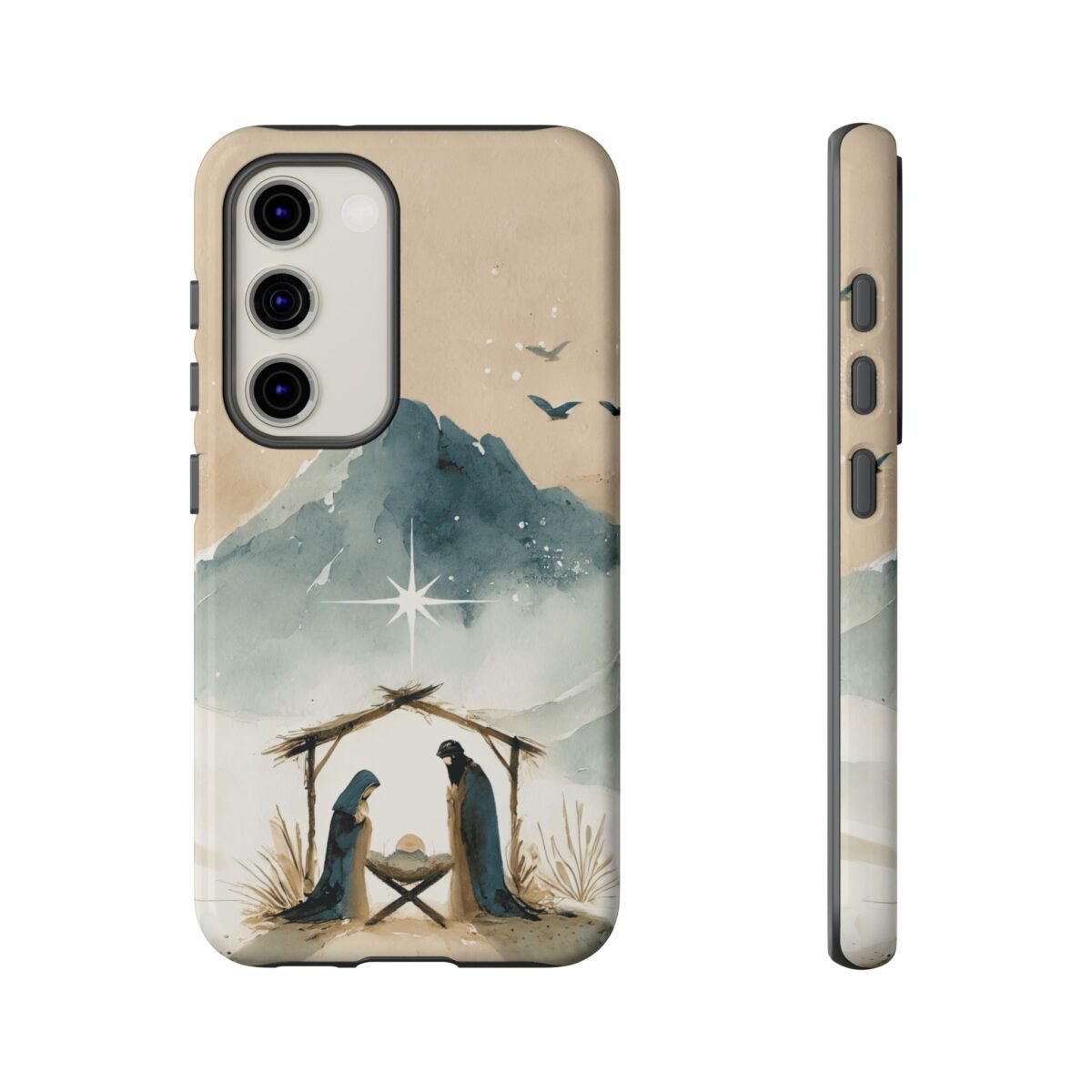 Nativity Phone Case Christian Phone Case Christmas Phone Casing iPhone Samsung Galaxy Google Pixel Phone Cover Faith Jesus Mary and Joseph
