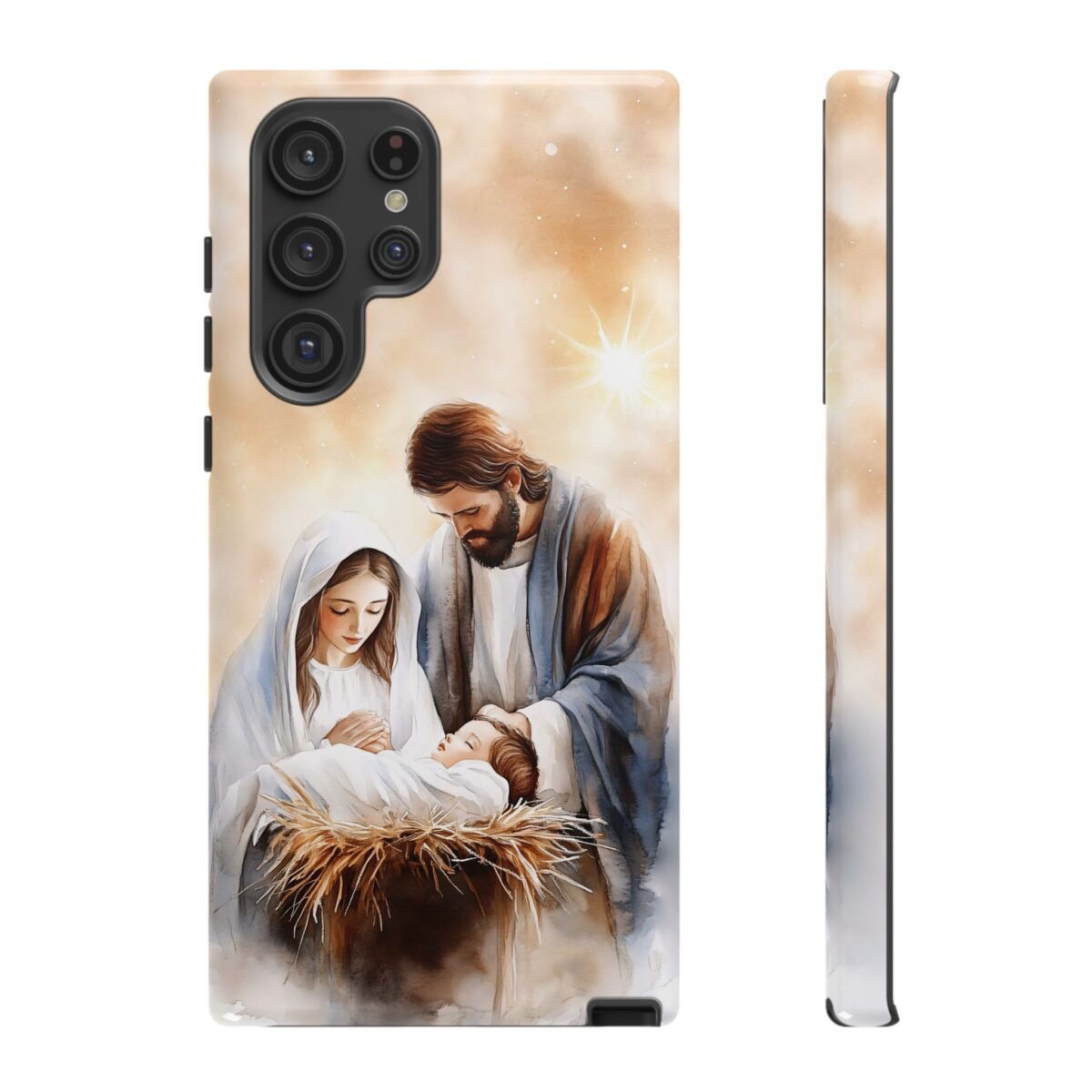 Nativity Phone Case Christian Phone Case Christmas Phone Casing iPhone Samsung Galaxy Google Pixel Phone Cover Faith Jesus Mary and Joseph