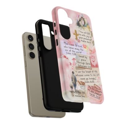 Christian Bible Verse Phone Case Christian Collage Phone Case Faith Phone Casing iPhone Samsung Galaxy Google Pixel iPhone 16 Phone Cover