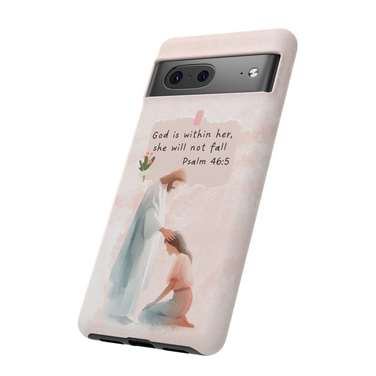 Christian Bible Verse Phone Case God is Within Her Psalm 46 5 Phone Case iPhone 16 15 14 13 12 Pro Max Samsung S24 S23 S22 S21 Plus Ultra
