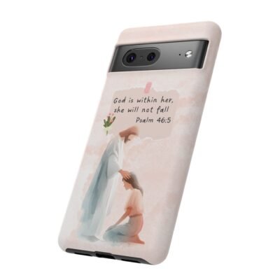 Christian Bible Verse Phone Case God is Within Her Psalm 46 5 Phone Case iPhone 16 15 14 13 12 Pro Max Samsung S24 S23 S22 S21 Plus Ultra