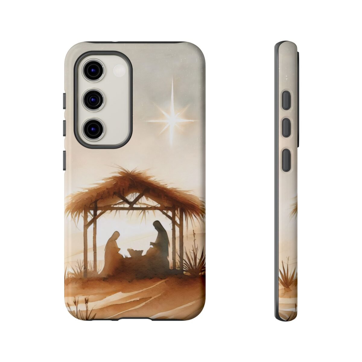 Nativity Phone Case Christian Phone Case Christmas Phone Casing iPhone Samsung Galaxy Google Pixel Phone Cover Faith Jesus Mary and Joseph
