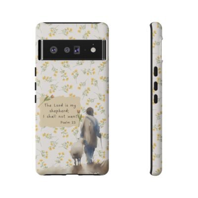 Christian Verse Phone Case The Lord is my Shepherd Psalm 23 Phone Case iPhone 16 15 14 13 12 Pro Max Samsung S24 S23 S22 S21 Plus Ultra