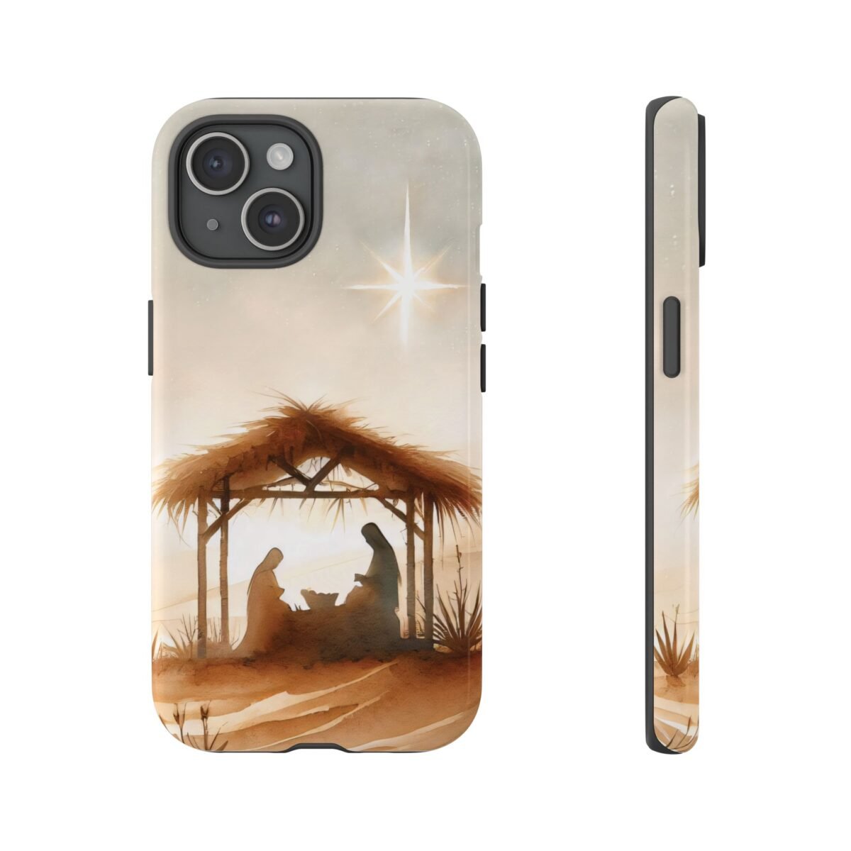 Nativity Phone Case Christian Phone Case Christmas Phone Casing iPhone Samsung Galaxy Google Pixel Phone Cover Faith Jesus Mary and Joseph