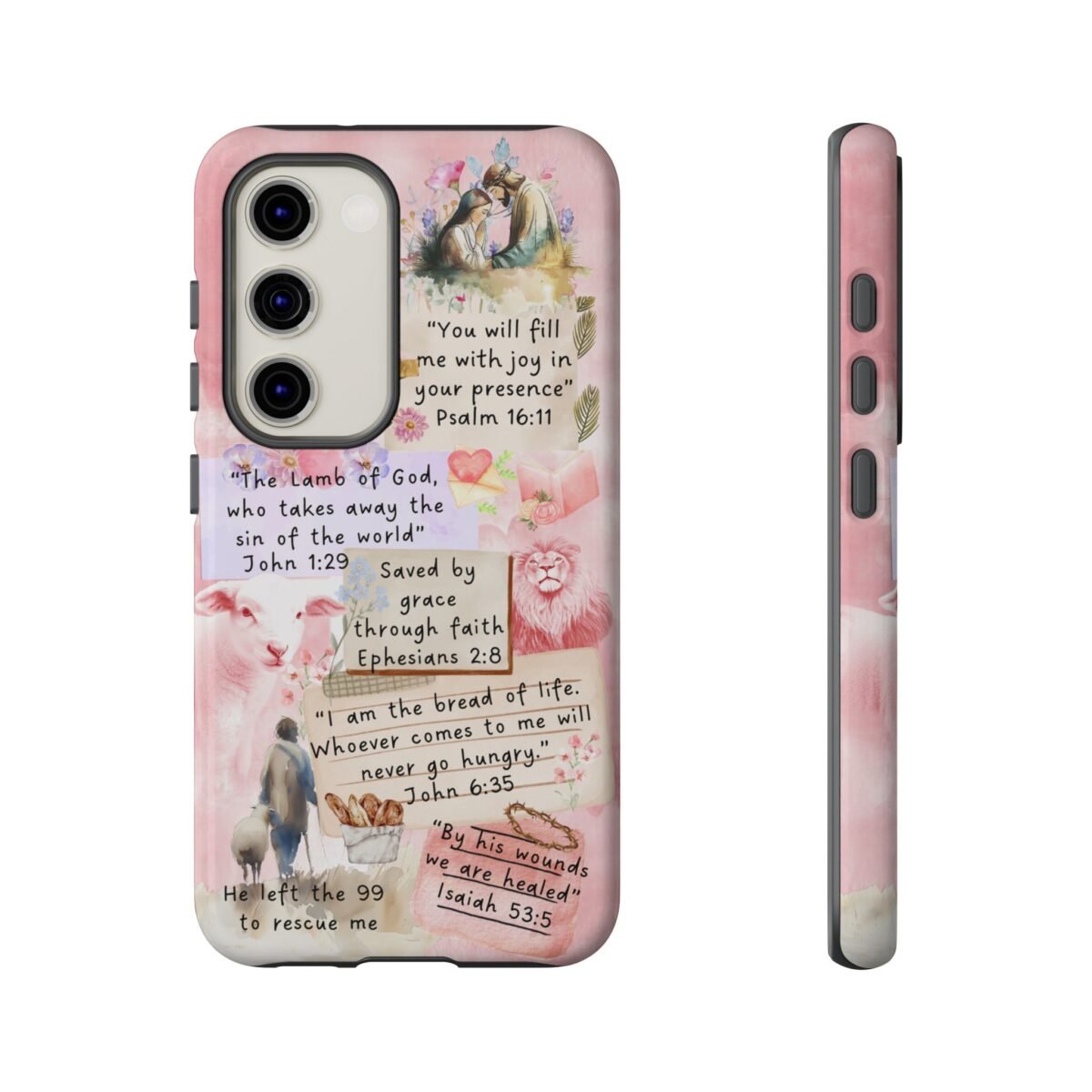 Christian Bible Verse Phone Case Christian Collage Phone Case Faith Phone Casing iPhone Samsung Galaxy Google Pixel iPhone 16 Phone Cover
