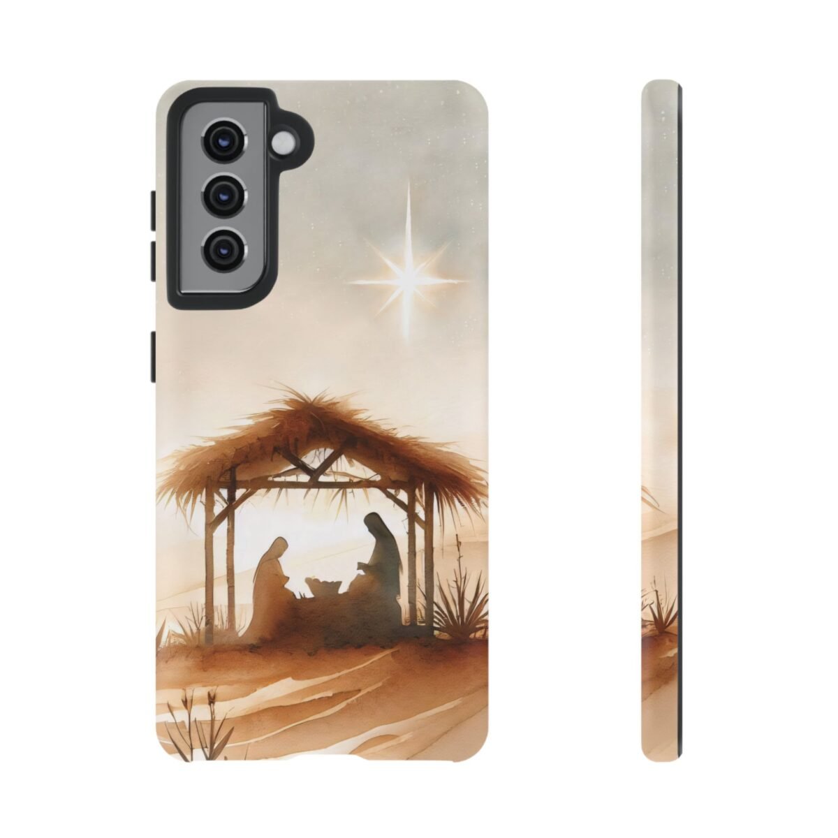 Nativity Phone Case Christian Phone Case Christmas Phone Casing iPhone Samsung Galaxy Google Pixel Phone Cover Faith Jesus Mary and Joseph