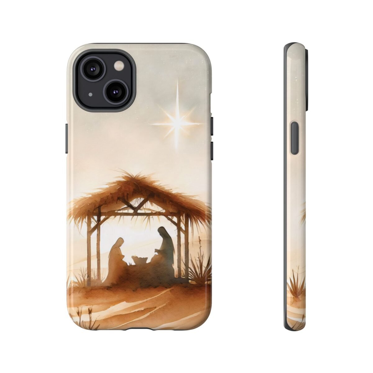 Nativity Phone Case Christian Phone Case Christmas Phone Casing iPhone Samsung Galaxy Google Pixel Phone Cover Faith Jesus Mary and Joseph
