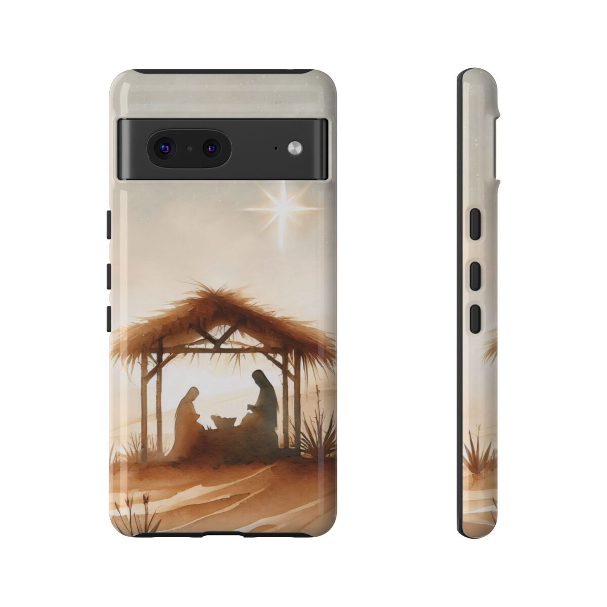 Nativity Phone Case Christian Phone Case Christmas Phone Casing iPhone Samsung Galaxy Google Pixel Phone Cover Faith Jesus Mary and Joseph