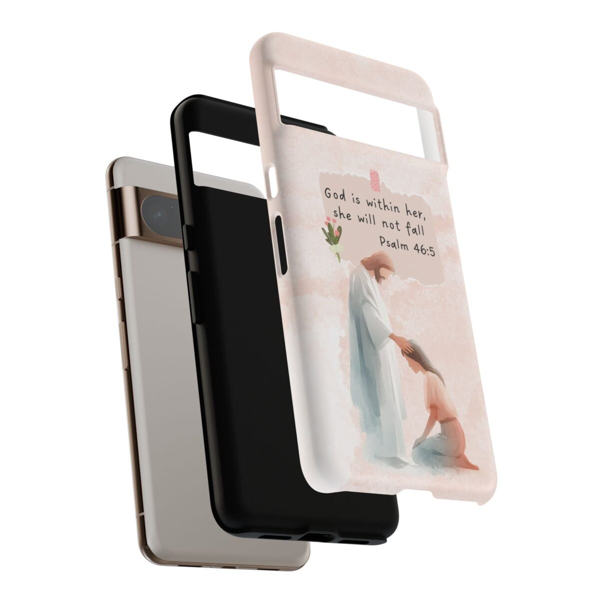 Christian Bible Verse Phone Case God is Within Her Psalm 46 5 Phone Case iPhone 16 15 14 13 12 Pro Max Samsung S24 S23 S22 S21 Plus Ultra