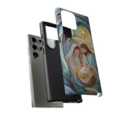Nativity Phone Case Christian Phone Case Paper Cut 3D Effect Christmas Phone Casing iPhone Samsung Galaxy Google Pixel Faith Phone Cover