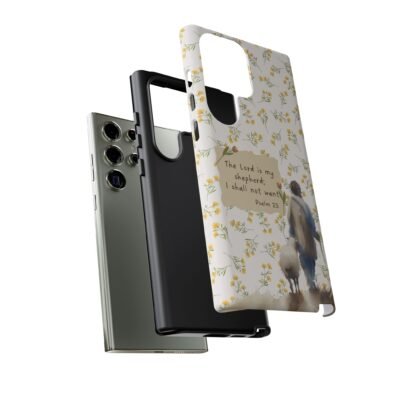 Christian Verse Phone Case The Lord is my Shepherd Psalm 23 Phone Case iPhone 16 15 14 13 12 Pro Max Samsung S24 S23 S22 S21 Plus Ultra
